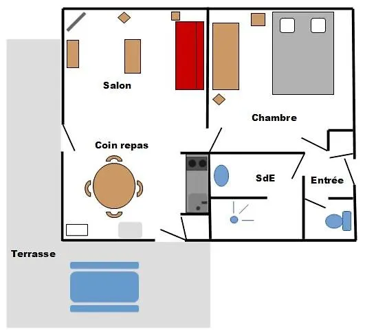 Les Droseras بيت للعطل Brocas